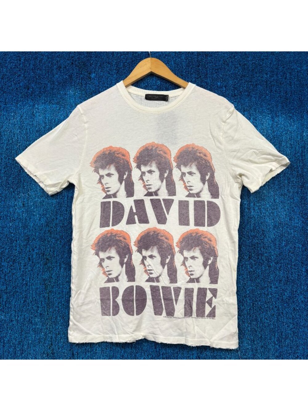 David Bowie Pin Up Album Art Tour Poster Glam Rockstar Tee M